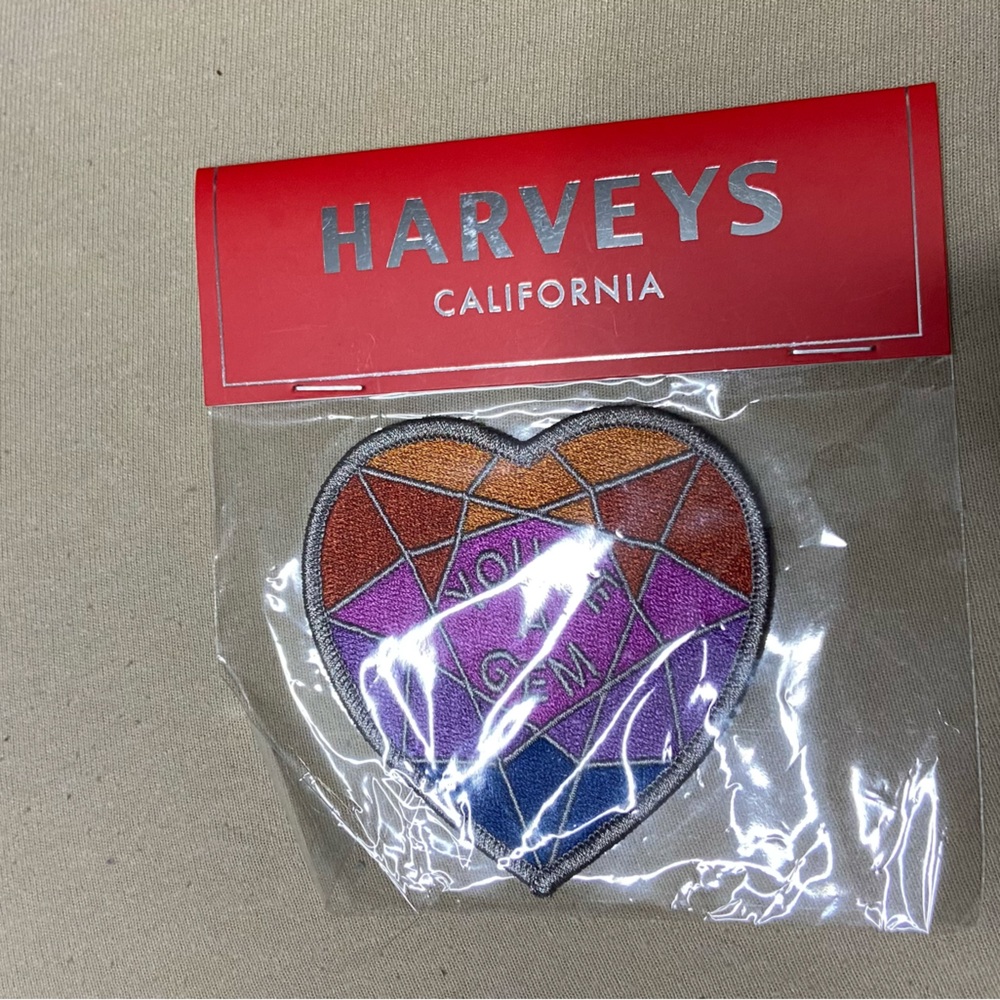 HARVEY's Seatbelt - "You're A Gem" patch new, in original packaging